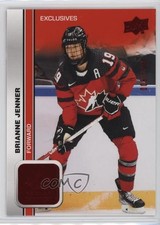 2023 Team Canada Juniors Women's WC Exclusives 6/100 Brianne Jenner #54 8tn