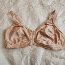 New Amoena Rita Soft Cup Bra 40D Post Masectomy 2004 Nude Beige