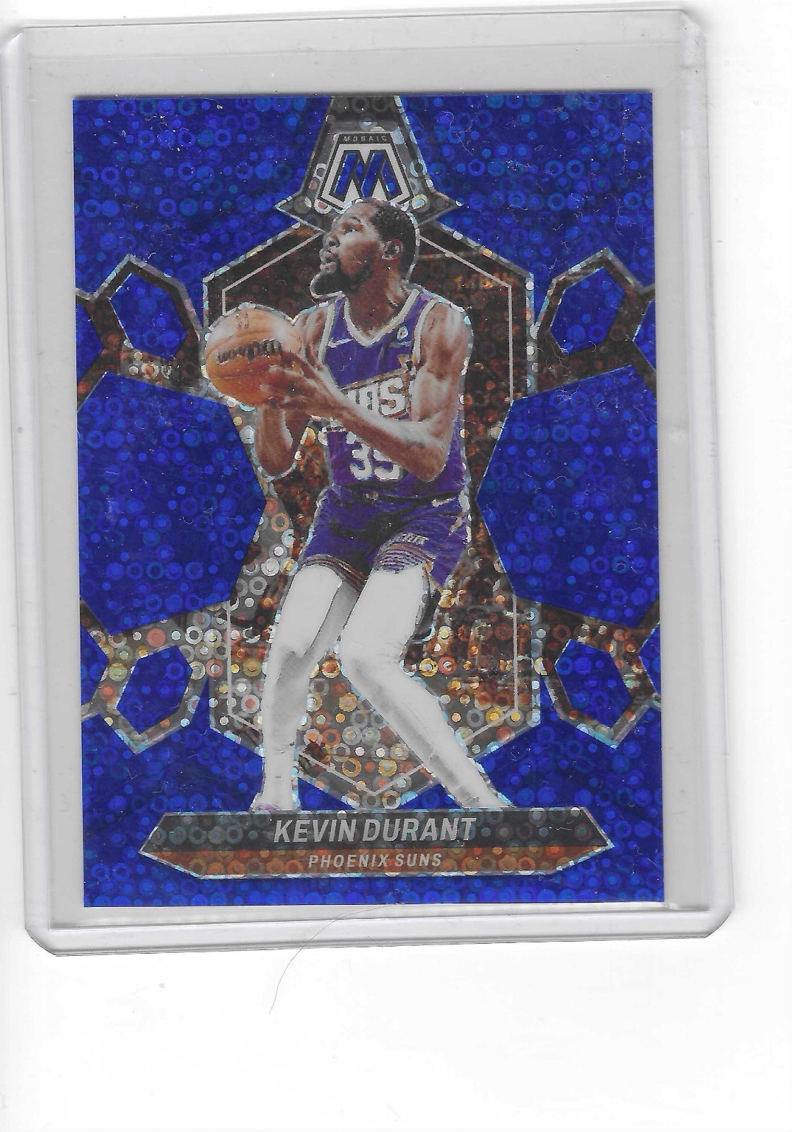 2023-24 Panini Mosaic Kevin Durant #180 Blue Fast Break Disco /85