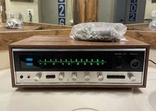 Sansui Solid State 4000 AM FM Receiver with Wood Case RESTORED