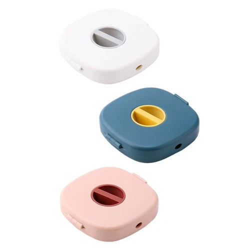 3 Pcs Usb Cable Box Organizer Rotatable Portable Earphone Management