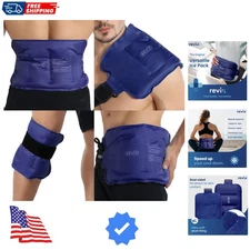 Ice Pack for Injuries Reusable Gel for Lower Back, Cold Packs for Back Should...