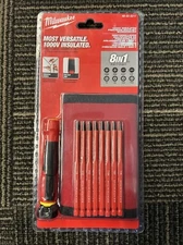 Milwaukee 48-22-2217 8-in-1 1000V Insulated Precision Multi-Bit Screwdriver Set