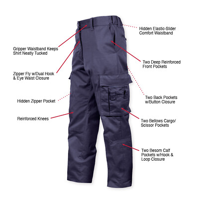 Rothco Deluxe EMT (Emergency Medical Technician) Paramedic Pants # 3823