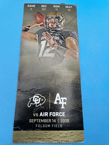 Colorado Buffaloes Football Ticket Stubs - Non conference Opponents (You Choose) - Picture 8 of 9