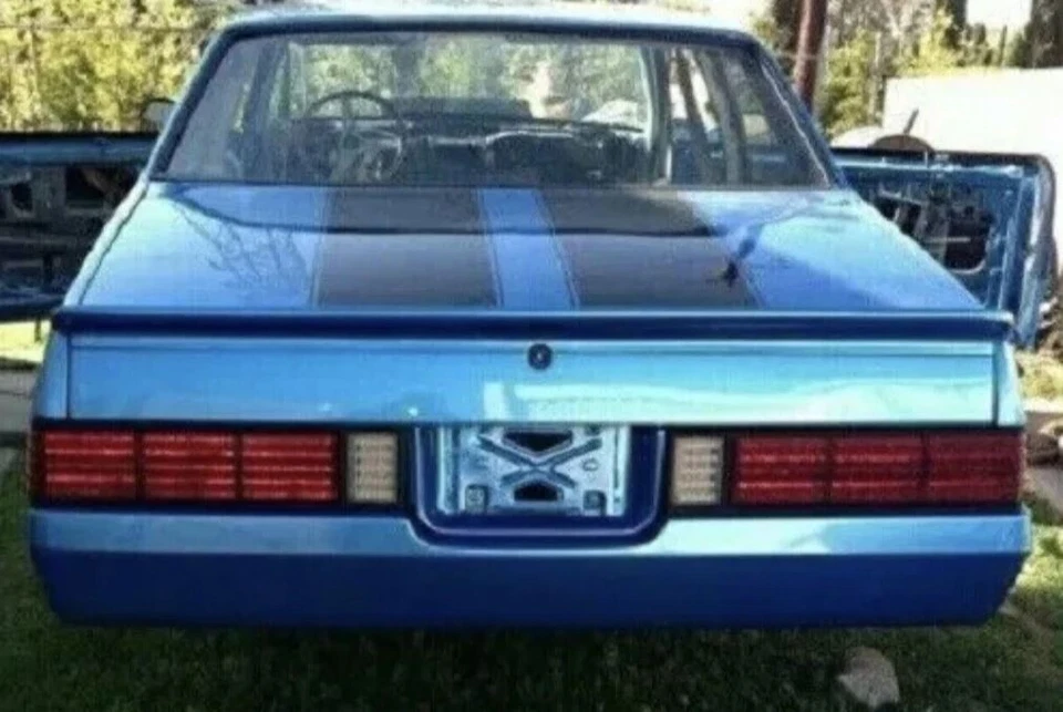 Para Chevy Malibu 1978-83 4 piezas FIBRA DE VIDRIO PARACHOQUES DELANTEROS TRASEROS MALETERO Y ALERÓN INFERIOR Foto 3 de 4