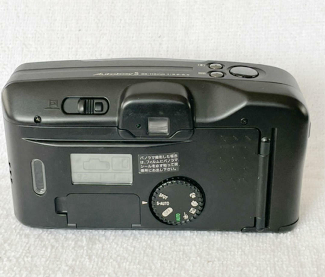 Canon Autoboy S PANORAMA AiAF Black 35mm Point & Shoot From Japan