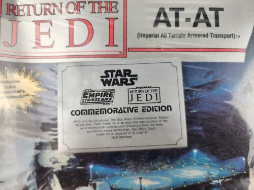 Vintage 1989 ERTL Star Wars Return of the Jedi AT-AT Model Kit Sealed New in box - Picture 2 of 8