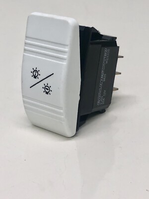 BOAT~NON-LIT NAV / ANCHOR LIGHTS ROCKER SWITCH~NAVIGATION~3 POSITION~12 ...
