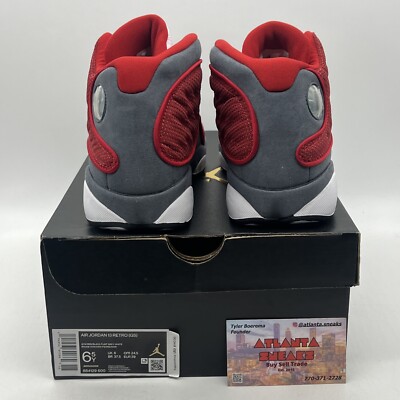 Nike Air Jordan 13 Size US 6.5Y Retro Red Flint Grey Suede (884129