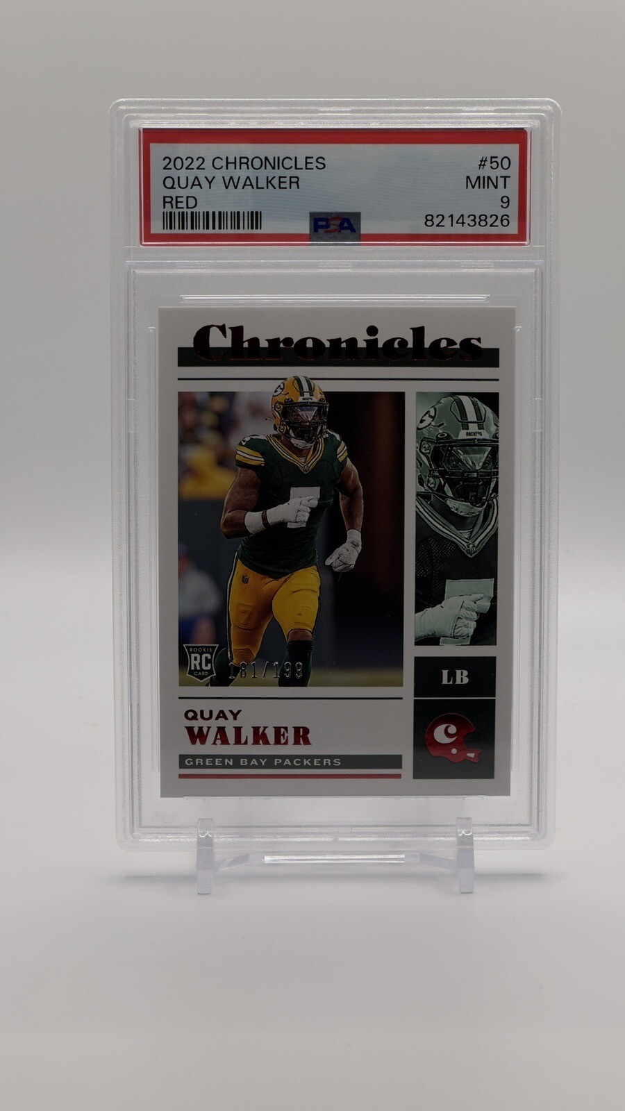 Quay Walker Panini Chronicles #50 Red