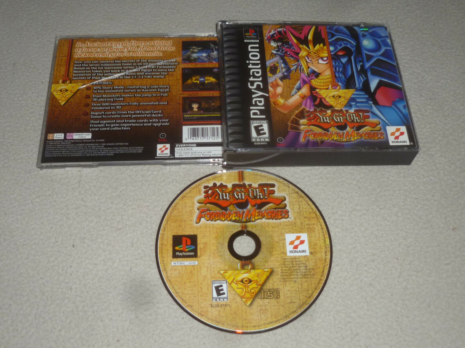 Yu-Gi-Oh! Forbidden Memories ROM, PSX Game