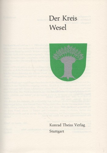 Der Kreis Wesel - Heimat und Arbeit (mit ca. 250 teils farb. Abb.) 1983 - Bild 2 von 7