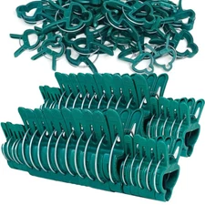 200PC LARGE PLANT & GARDEN CLIPS Support Tomato Vegetable Trellis Twine Ties US