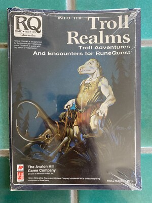 Avalon Hill Runequest INTO the TROLL REALMS  SW Chaosium Glorantha