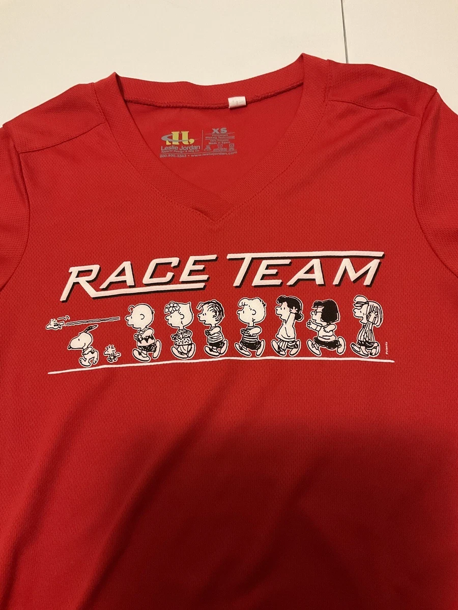 snoopy running shirt