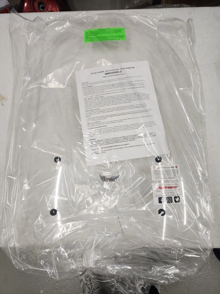 Streamer SS-30 22 pulgadas Herrajes clásicos de liberación rápida para parabrisas transparente cromado Foto 2 de 4