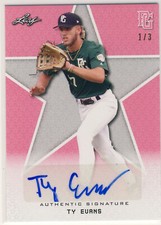TY EVANS 2020 Leaf Perfect Game PG National Showcase Pink AUTO /3 FLORIDA