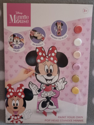 Male Minnie Maus mit 3D-Effekt - inklusive Farben
