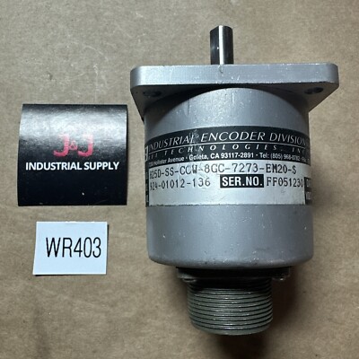PREOWNED- BEI Industrial Encoder H25D-SS-CCW-8GC-7273-EM20-S 5-28VDC + WARRANTY!