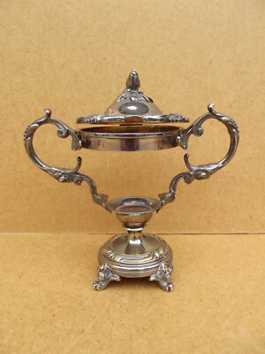 Christofle Senftopf Metallfassung versilbert 19.Jh. ohne Glas