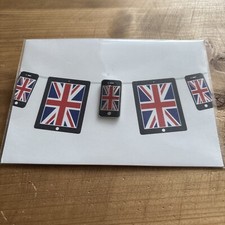 Rare Apple 2012 Olympics Union Jack Black iPhone Pin Badge / Limited Edition