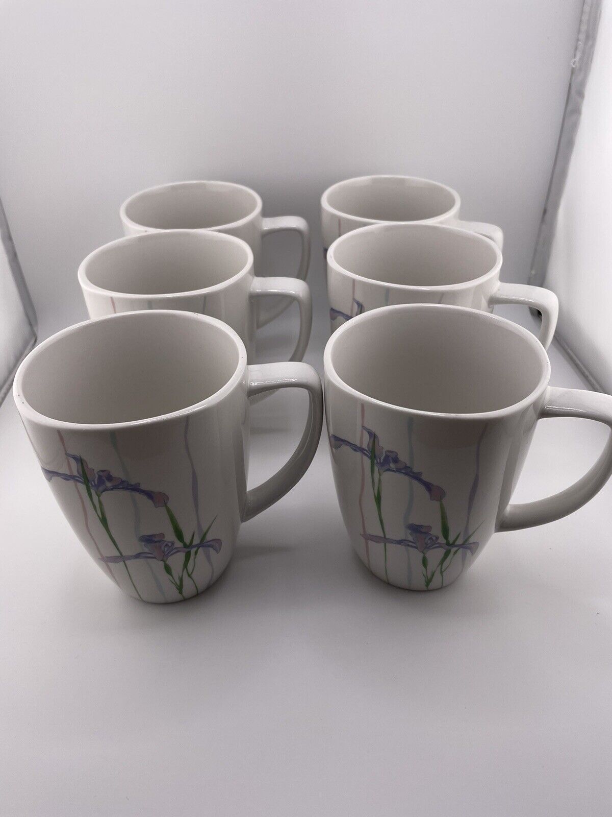 Corning Ware Corelle Shadow Iris Floral Coffee Tea Cup Mug 6 Available