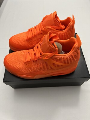 NIKE ジョーダン4 FLYKNIT Nike Men's 6.5 Air Jordan 4 Flyknit Total Orange 2019 MID SKU 2931