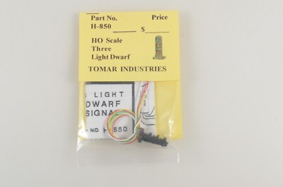 Tomar HO Three Light Dwarf Signal Green-Yellow-Red - H-850