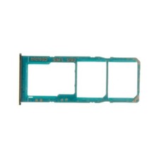 SIM Micro SD Card Tray Dual for Samsung Galaxy A30s Green Replacement Part