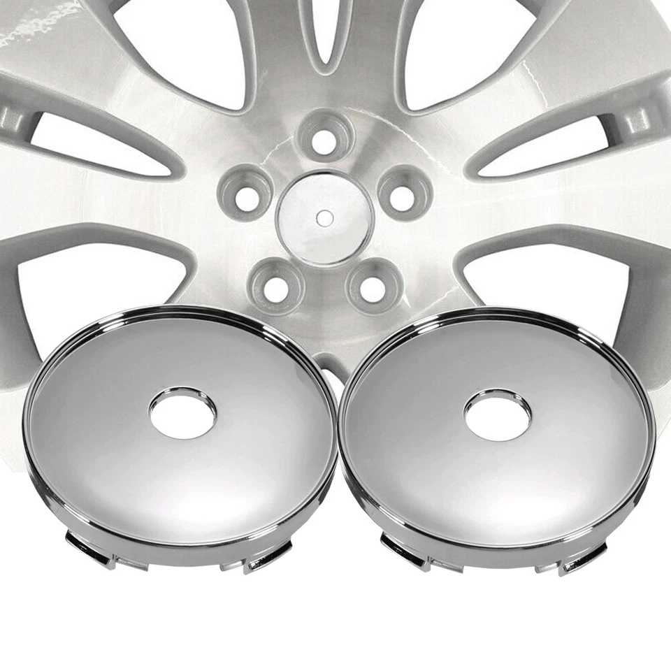 4X Universal 60mm Auto Car Wheel Tire Tyre Rim Center Hub Caps Cover Accessories - Image 3 of 4