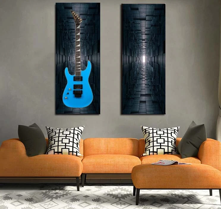 Guitar top wall display