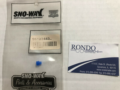 SNO-WAY 96102443 Plastic Plug Snow Plow Parts | eBay