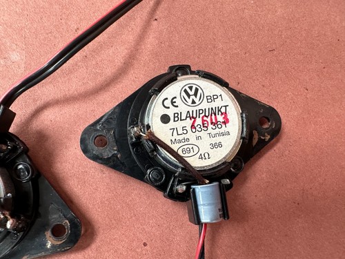Porsche Cayenne (03-10) 955 Anteriore Cruscotto Tweeter Altoparlante Coppia OEM - Foto 6 di 7