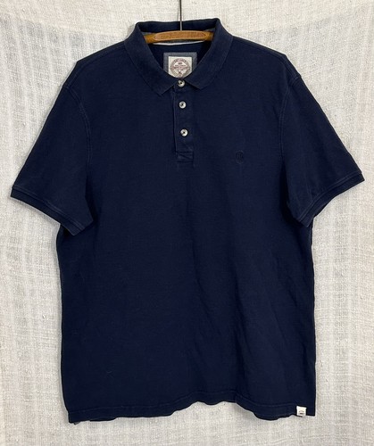 Fat Face United Kingdom Men's Size XXL Navy Blue Short Sleeve Polo Shirt