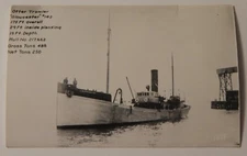 Steamship Steamer GLOUCESTER real photo postcard RPPC