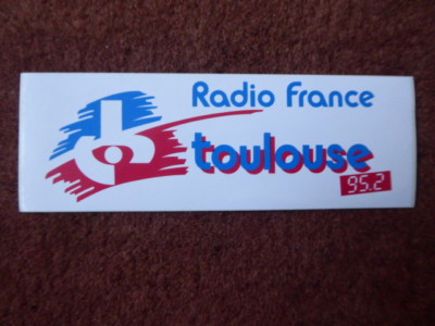 Lot de 2 Autocollants anciens radio France Inter Lot de 2 Autocollants anciens radio France Inter