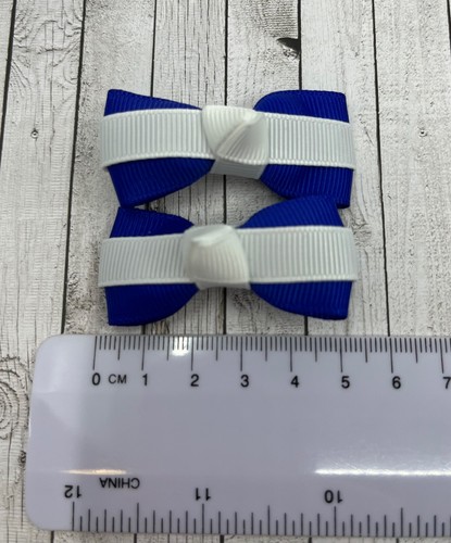 Cobalt and White School Hair Accessories - Picture 13 of 63