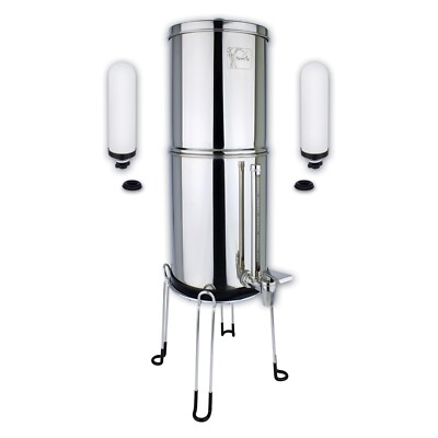 Newton Gravity Wasserfiltersystem mit Schwermetallentfernung 6L, 2 Kerzen