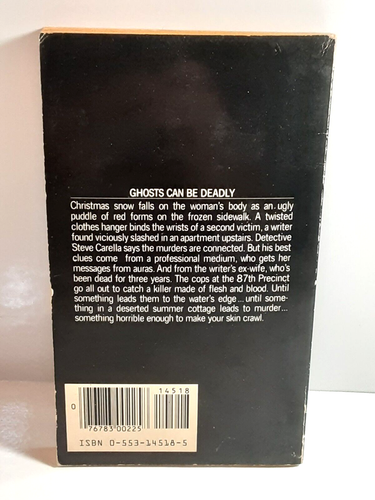Ghosts Ed McBain Paperback 1981 Bantam Thriller Horror mystery ak - Imagen 3 de 11