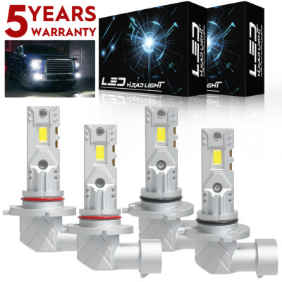 For Saturn Sl Sl1 Sl2 1991-2002 Combo Led Headlight 9005+9006 High Low Bulbs M11