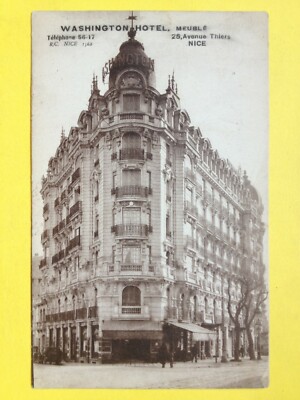 cpa NIZZA (Alpes Maritimes) HOTEL WASHINGTON 25 rue Thiers