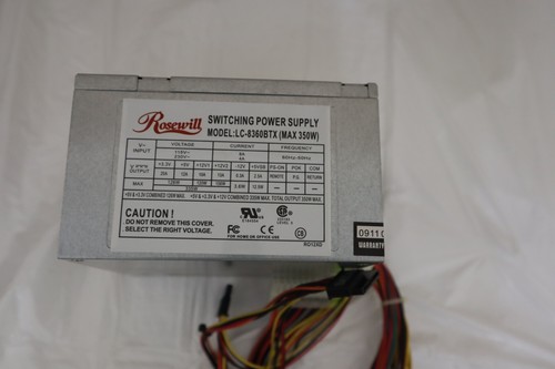 Rosewill LC-8360BTX Switching Power Supply 350W - Picture 2 of 4