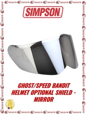 Simpson Motorcycle Helmet Replacement Shield Mirror - Ghost Bandit, Speed Bandit