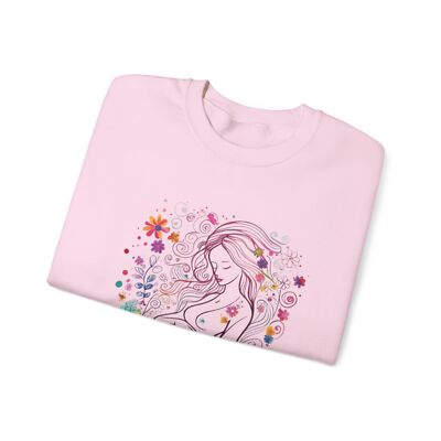 Maternity Floral Sweatshirt, Pregnancy Gift, Gender Neutral Baby Shower, Mom to