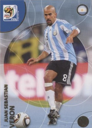 Juan Sebastian VERON 2002 Panini World Cup Card # 25 - ARGENTINA