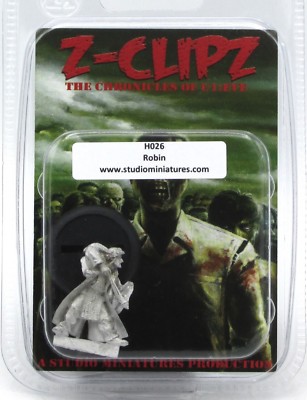 Studio H026 Robin (Z-Clipz) Human Survivor Zombie Apocalypse Male Warrior Hero