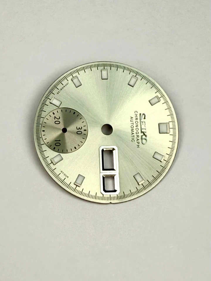 Seiko Pogue Silver Dial 6139-6000-6002-6005 - Watch Restoration - Remplacement - Immagine 4 di 4