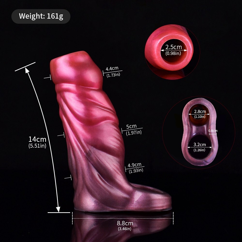 Male Open-ended Penis Girth Enlarger Enhancer Extender Sheath Sleeve Silicone US