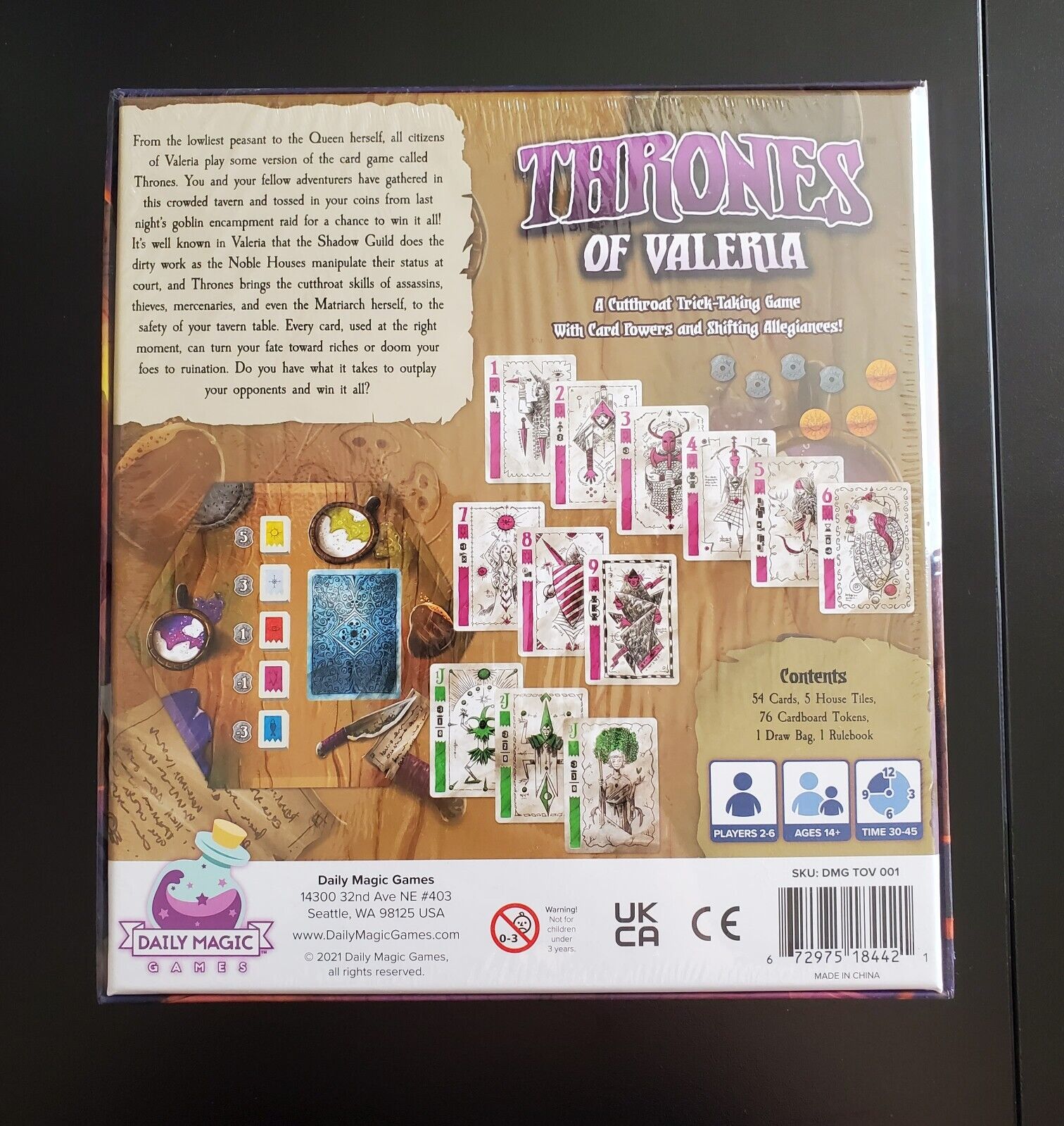 Thrones of Valeria, Dice Kingdoms of Valeria , and Siege of